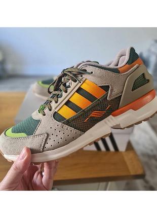 Редкая модель кроссовки замшевые palace x adidas zx 10000 45