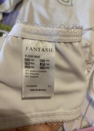 Шикарный, базовый, ажурный, бюстгальтер, в белом цвете, от дорогого бренда: fantasie 🫶9 фото