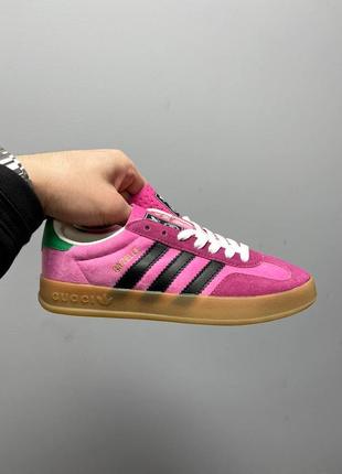 Женские кроссовки adidas x gucci gazelle люкс качество