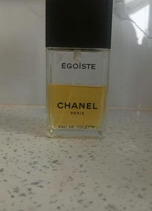 Chanel egoiste 50 мл залишок туалетна вода, оригінал старий випуск пряные, древесные ноты: махагони,2 фото