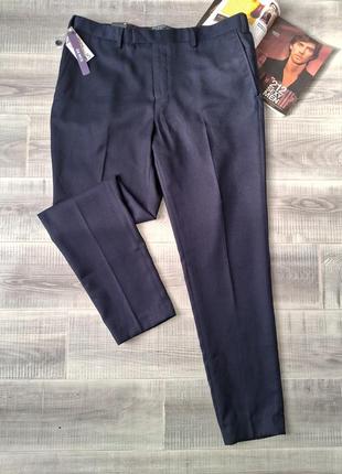 Стильні фактурні завужені брюки класика штани слім2 фото