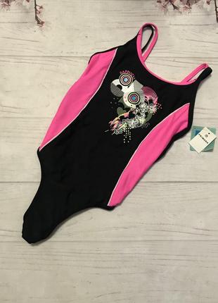Купальник для девочки новый яркий сдельный от primark