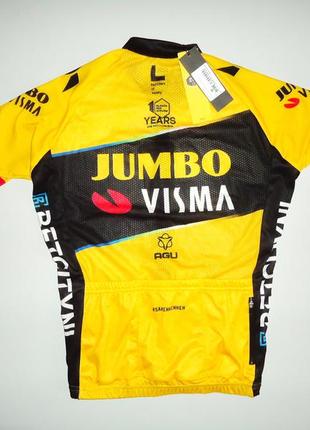 Велофутболка agu jumbo vima team women 2023 jersey велоформа (m) нова2 фото