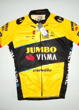 Велофутболка  agu jumbo visma  team  women 2023 jersey велоформа (m) новая1 фото