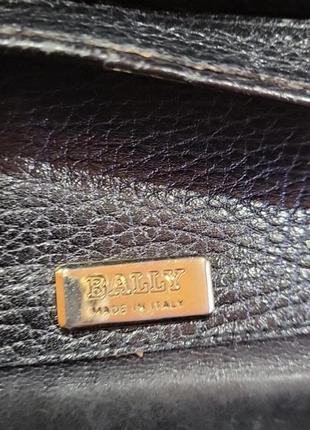 Винтажная кожанная сумка сумочка bally