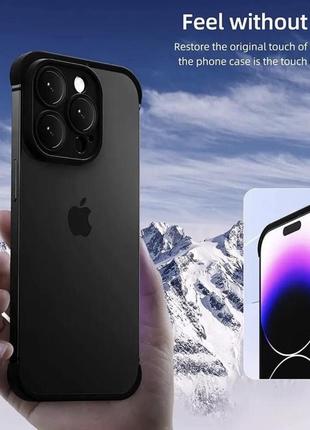 Новинка! безкаркасний чохол на iphone 11-15(pro/promax), 4 кольори1 фото