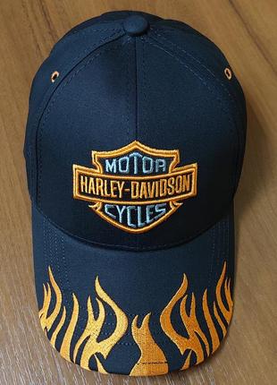 Бейсболка harley davidson (flame)