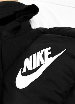 Пуховик от nike, оригинал🖤5 фото