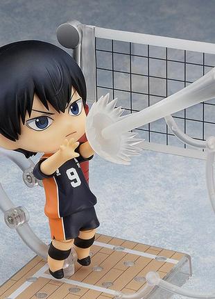 Оригинальная фигурка ненороид кагия тебео с аниме волейбол haikyu!! nendoroid tobio kageyama 4894 фото