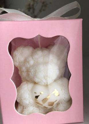 Соєва свічка мішка розе4 фото