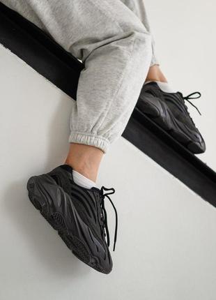 Шикарные женские кроссовки adidas yeezy boost черного цвета (36-40)😍2 фото