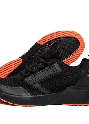 Чоловічі кросівки сітка puma black