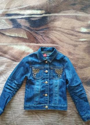 Джинсовый пиджак для девочки