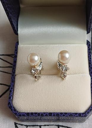 Вінтажні сережки кліпси