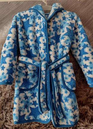 Теплий халат на хлопчика 4-5 років