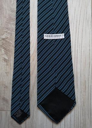 Шелковый галстук giorgio armani3 фото