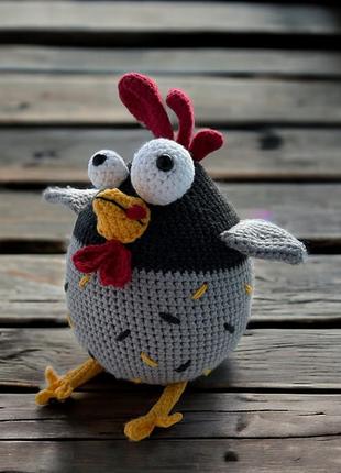Игрушка ручной работы - дурник петух - два цвета 🐔