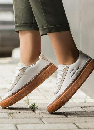 Кроссовки puma clyde stitched х han kjobenhavn кросівки кеди кеды