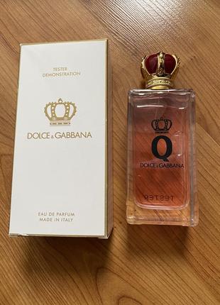 Женские духи dolce & gabbana q eau de parfum (тестер) 100 ml.