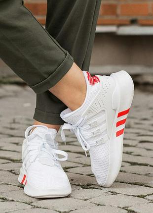 Кроссовки adidas eqt equipment bask adv white/red кросівки1 фото