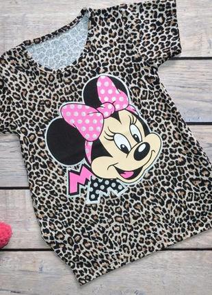 ✔ крутое платье-туника для девушек "minnie" минные (86-92, 92-98, 98-104, 104-110, 110-116, 116-122)