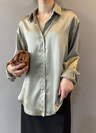 Блуза-рубашка шовк