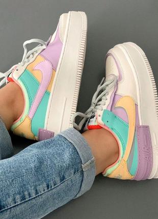 Nike air force кожаные женские кроссовки найк (36-40)😍8 фото