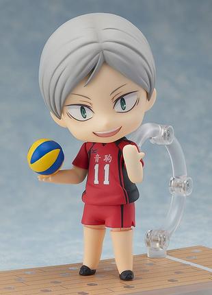 Оригінальна фігурка нендороїд лев хайба з аніме волейбол haikyu!! nendoroid lev haiba 806