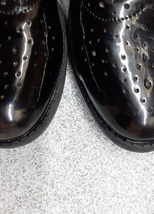 Лаковые туфли оксфорды3 фото