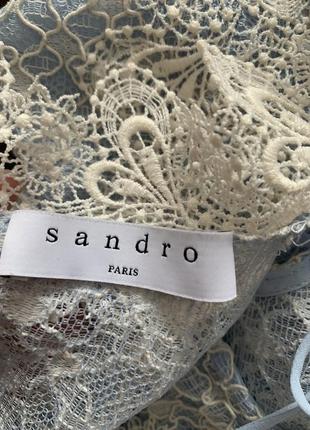 Sandro кружевное платье, р.38 фото