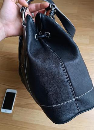 Сумка, сумочка mcm leather black totes drawstring handbags4 фото