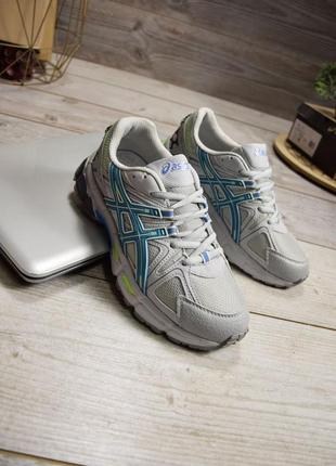 Asics gel kahana 8 gray blue6 фото