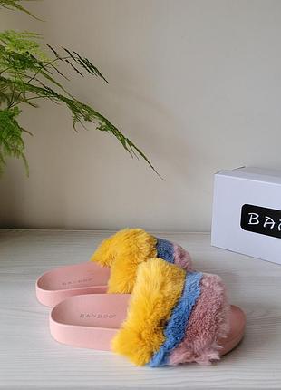 Розпродаж тапки хутряні оригінал bamboo рр.36-41