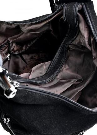 Женская замшевая сумка4 фото