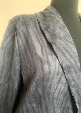 Женский длинный кардиган из эко замши/плащ5 фото