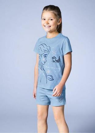 Костюм пижама для девочки frozen 110-1162 фото