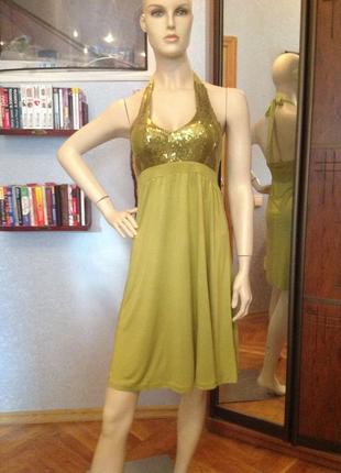 Натуральне, красиве плаття - сарафан бренду h&m, р. 40-445 фото
