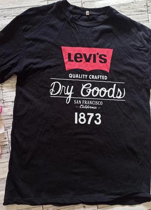 Футболка принт levis