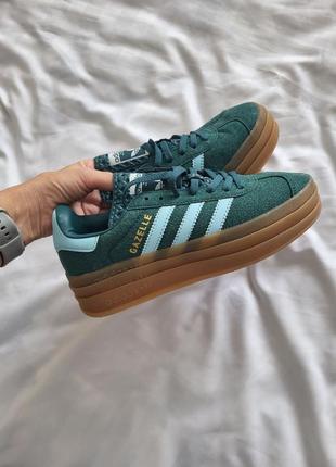 Женские кроссовки adidas gazelle bold platform люкс качество