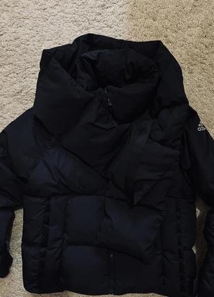 Пуховик, куртка adidas оригинал бренд курточка пуховая пуффер размер xs,s,м,l3 фото