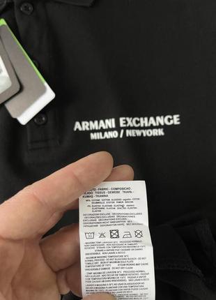 💣поло armani exchange🔥7 фото