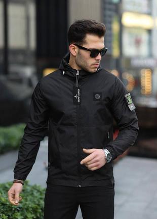 Ветровка в стиле stone island