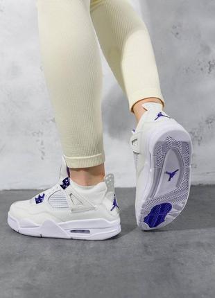 Женские кроссовки nike air jordan 4 retro / найк аир джордан высокие2 фото