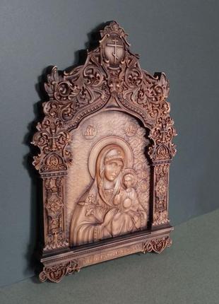 Икона божьей матери неувядаемый цвет размер 18 х 27 см.