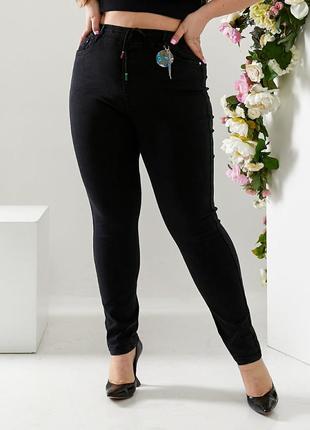 Комфортные женские стрейчевые джинсы 50-64 размеры7 фото