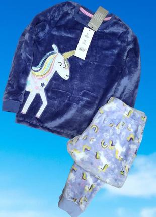 Флисовая пижама для девочки george 116, 1222 фото