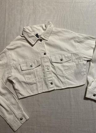 Нова вкорочена куртка h&amp;m s