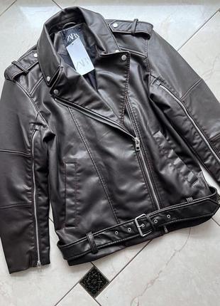 Zara куртка косуха удлиненная