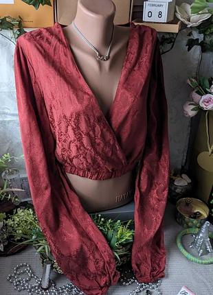 Шикарна блуза bershka m l