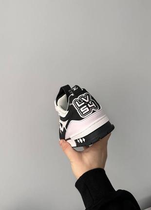 Женские кроссовки louis vuitton skate sneaker black7 фото